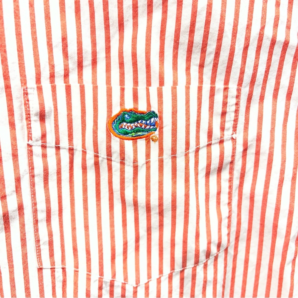 Flawed Florida Gators XXL‎ men’s button down shirt 100% cotton embroidered logo